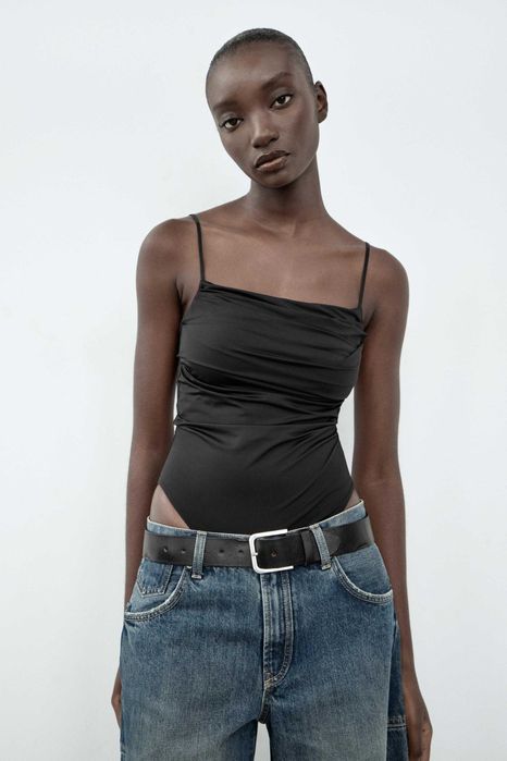 Боди от полиамид Zara, S
