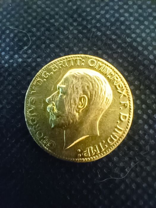 Monedă de aur George al v- le-a Marea Britanie