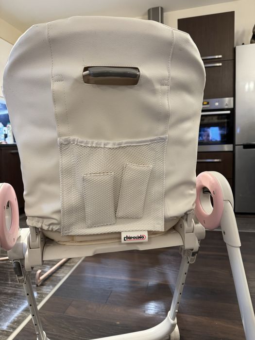 Столче за хранене Chipolino "Master Chef" розова вода