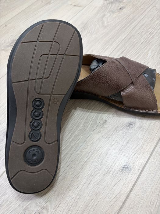 Кожаные Шлепанцы ECCO Оригинал