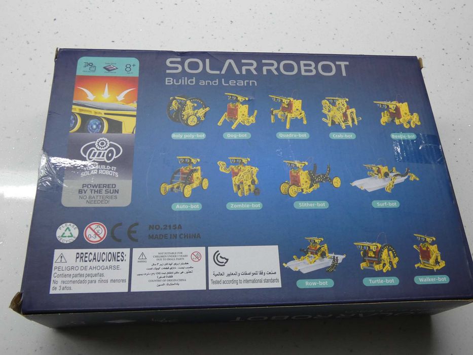Соларен Робот Стем Детски конструктор 12 в 1, Solar Robot SТЕМ Играчка