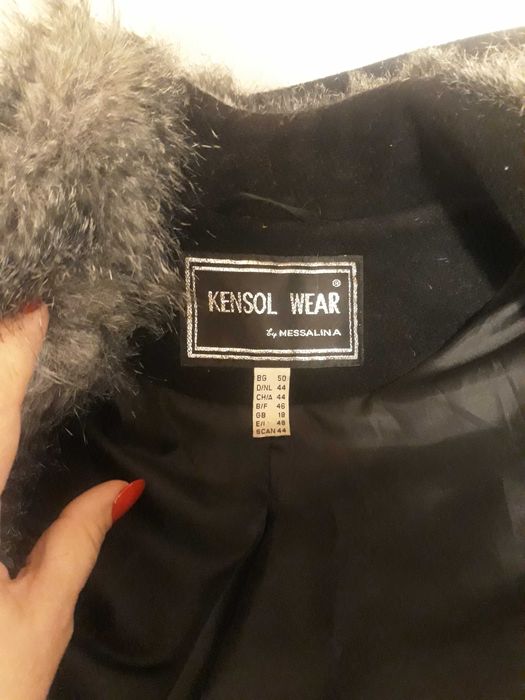 Стилно вълнено палто Kensol