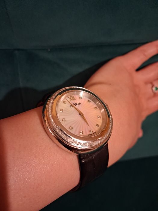 Ceas GeoVani GOL527-SL-D-7, orginal, model elvetian de lux