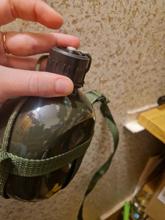 Фляжка алюминиевая