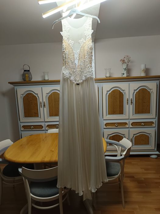Rochie mireasa Rhea Costa, marimea S, Thora dress model
