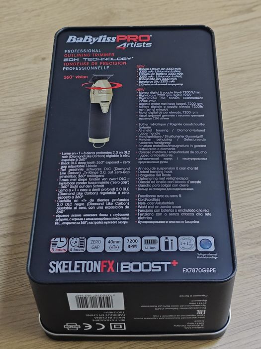 BaByliss PRO SkeletonFX Boost+
SkeletonFX Boost+