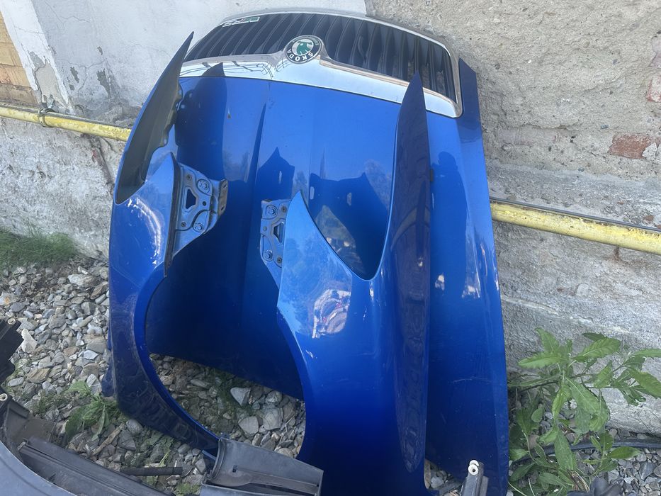 Fata completa Skoda Octavia 2 facelift VRS capota bara far aripa