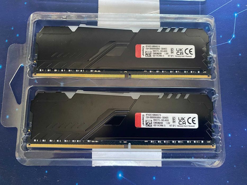 Memorie Kingston Fury Beast RGB, 16GB DDR4, Dual Channel