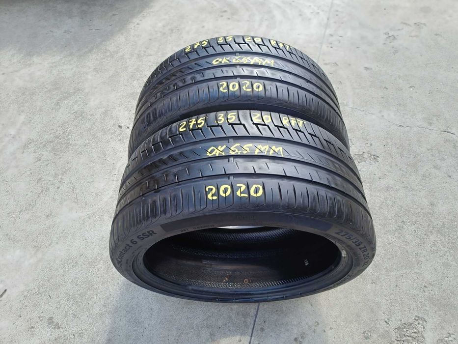 Doua anvelope vara 275 35 20 Continental PremiumContact 6 run flat