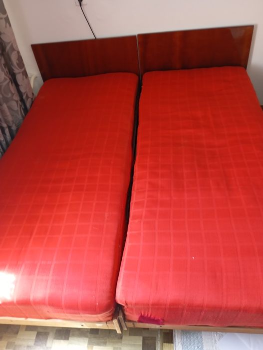 Кровать односпальный, пружинный,.