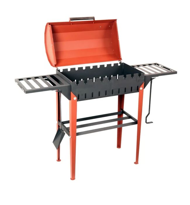 Мангал гриль с крышкой