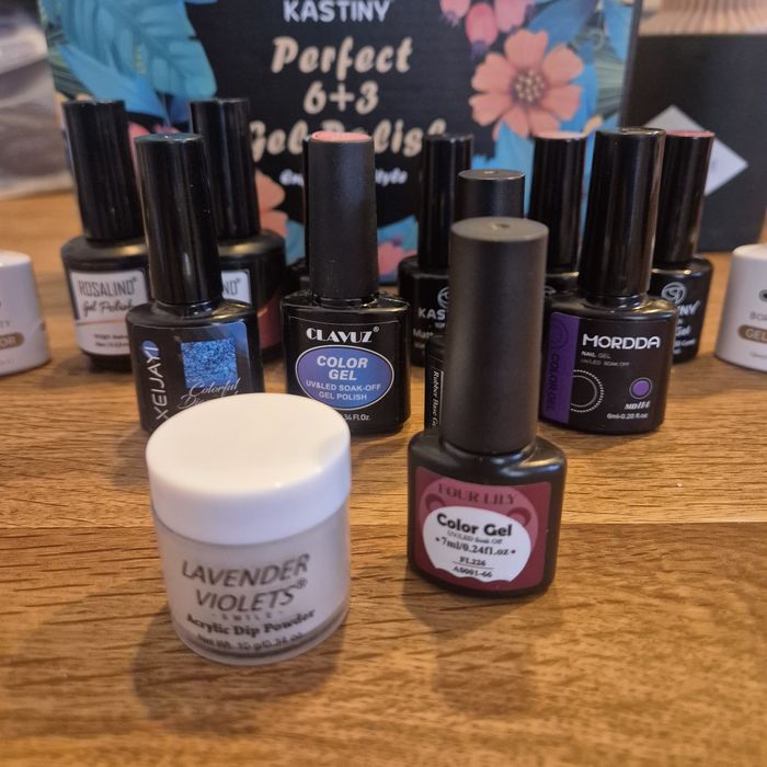 14бр гел лак +1бр Акрилна пудра