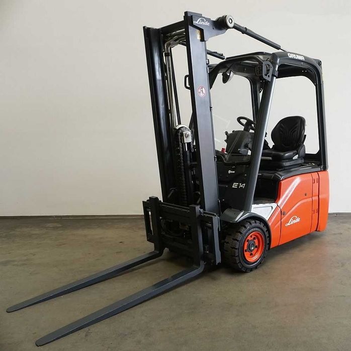Електрокар Linde E14 EVO, 1,4 т, 2018 г., нова батерия, ТОП състояние