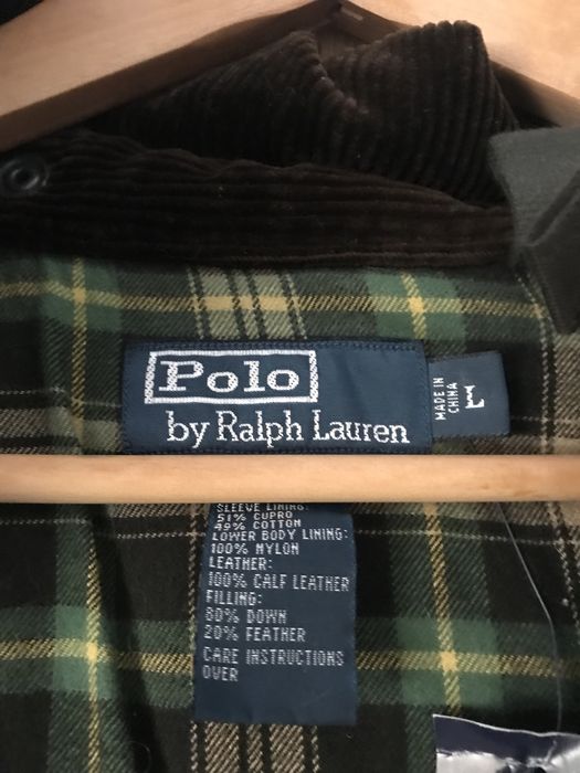 Geaca Polo Ralph Lauren pufoaica bumbac ceruit L