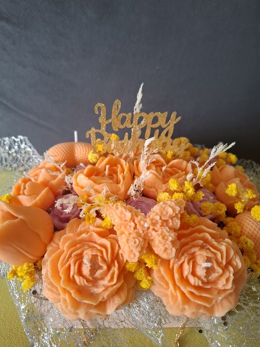 Букети от ароматни соеви свещи