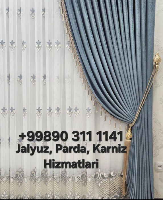 Parda tikish | Karniz, Jalyuz, Plisse o‘rnatish | Sifatli xizmat
