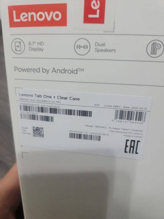 Продам планшет Lenova tabe one