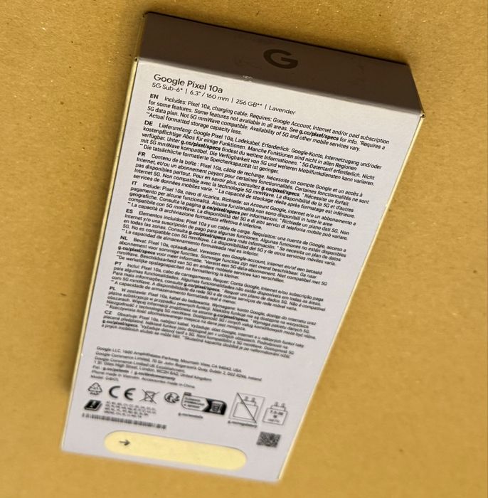 Google Pixel 10a 256GB 5G NOU SIGILAT ! 120Hz 8GB ram Lavender