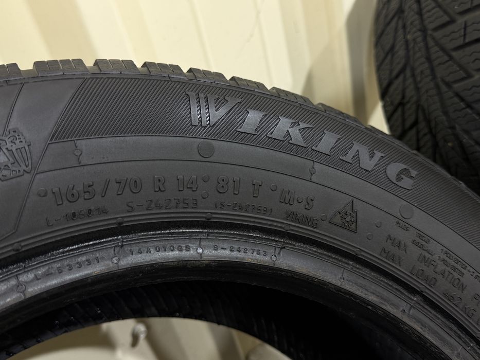 Anvelope Iarna Viking 165 70 R14 - PROFIL CA NOI 7mm