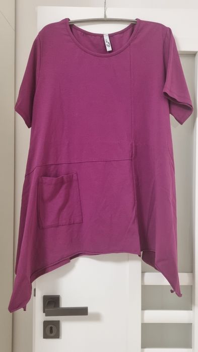 Bluza asimetrica fucsia Italy xl