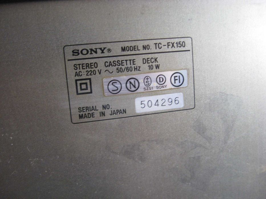 Дек Сони TC-FX150