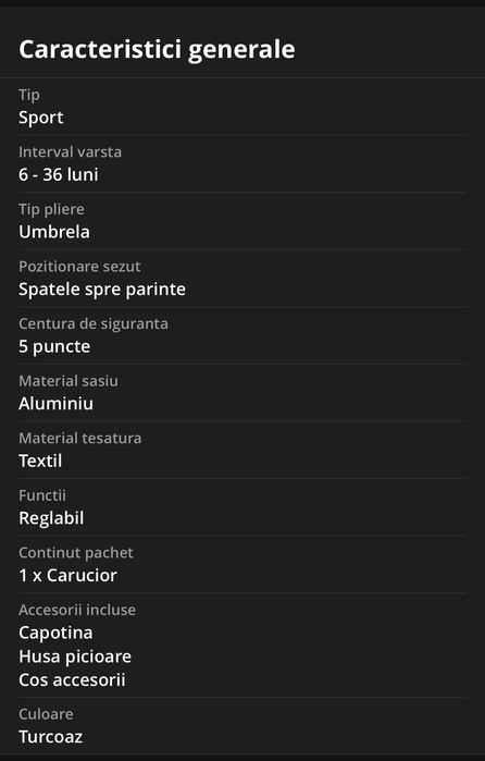 Carucior Coccolle Sole