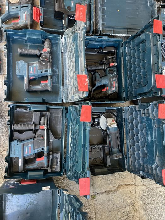 Bosch gbh gbs gsh gws gsr . Винтоверти, перфоратори, къртачи, шлайфове, гайковерти