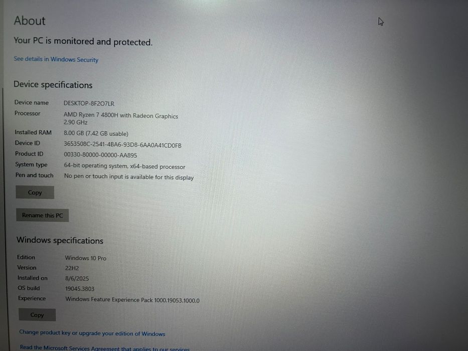 Laptop asus tuf gaming /piese