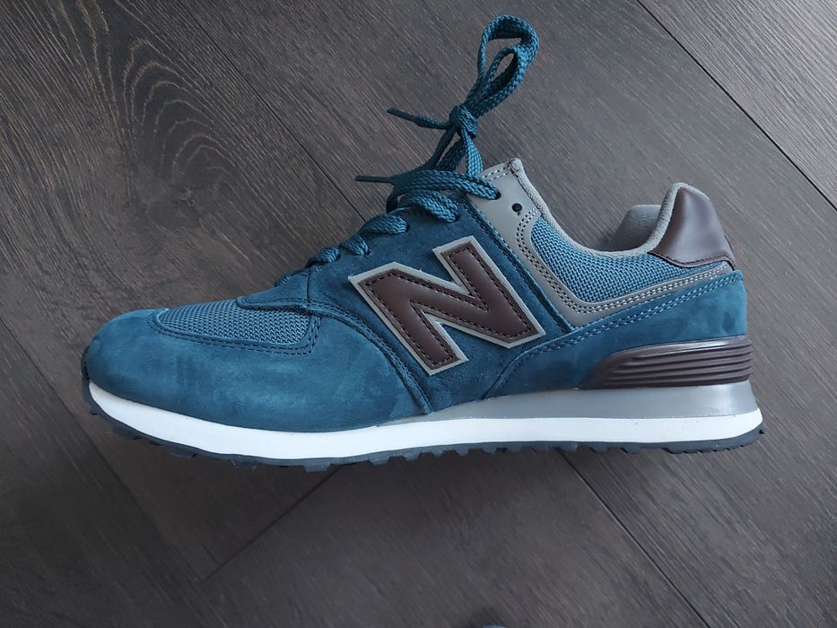 New Balance 574 Blue dk Brown