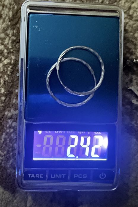 Cercei rotunzi  argint