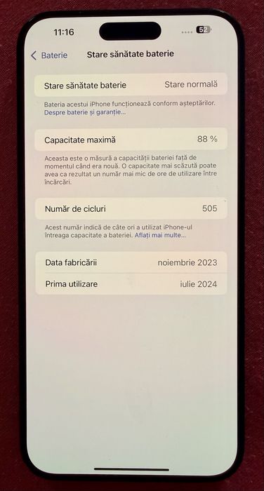 Vand iphone 15 pro max , 512 gb Blue Titanium