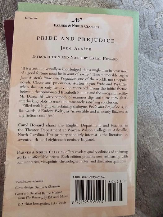 Книга - Гордост и предразсъдъци на английски език