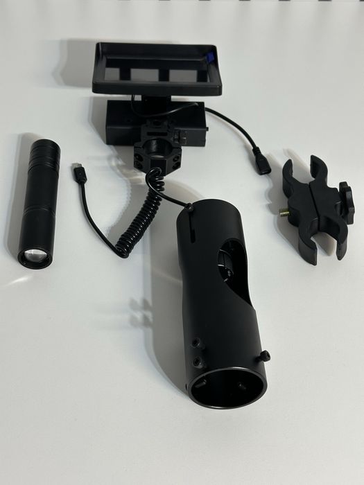 Camera Pentru Luneta Cu Vizibilitate Noctura Ecran Lcd Prinderi Lanterna Infrarosu Lentile Hd