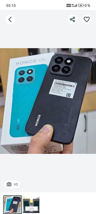 Honor sotiladi 8/256 talik xolati tiniq bir qol telefon karopkasni bor