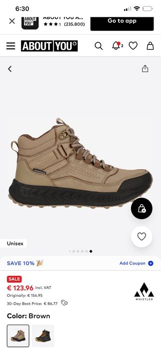 Vertical унисех зимни обувки 41 waterproof, Michelin подметка