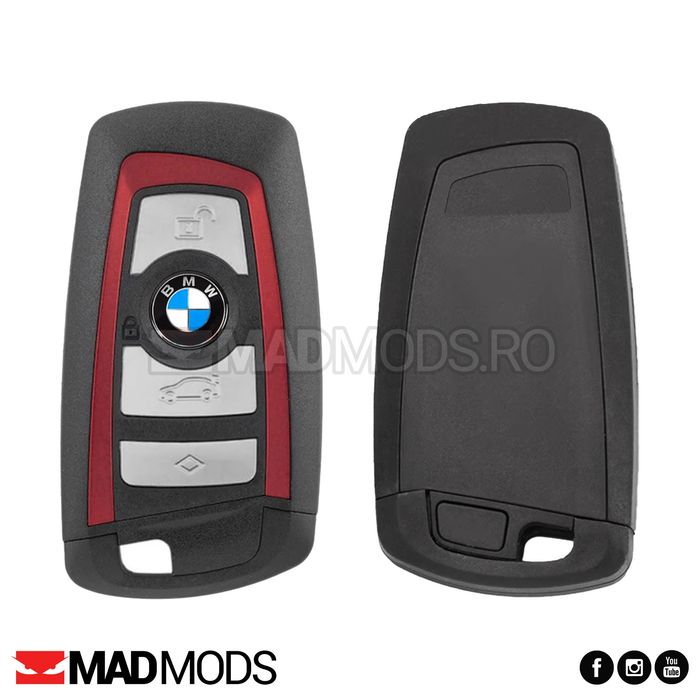 Carcasa cheie BMW F01 F10 F12 F20 F21 F22 F25 F26 cu emblema si lama