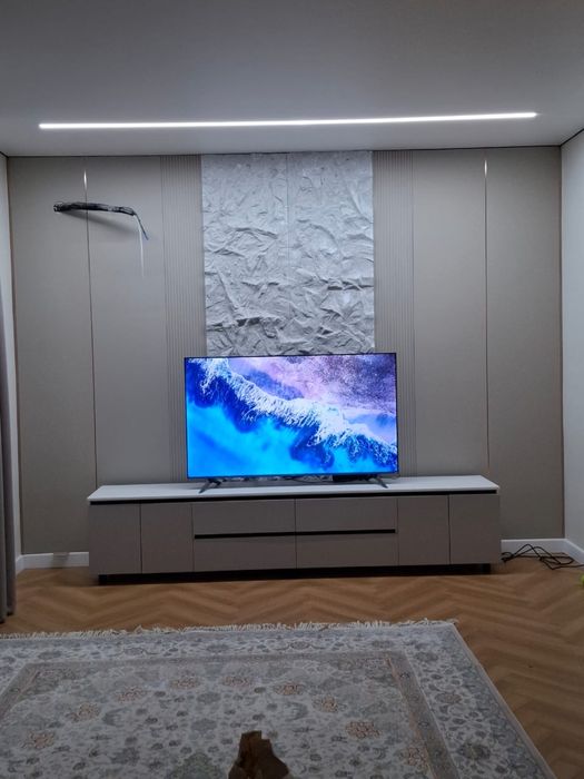 Установка бамбуковых, мраморных  панелей! Откосы! Работа с фризой!