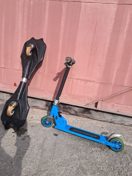 Продам  детский самокат и скейт