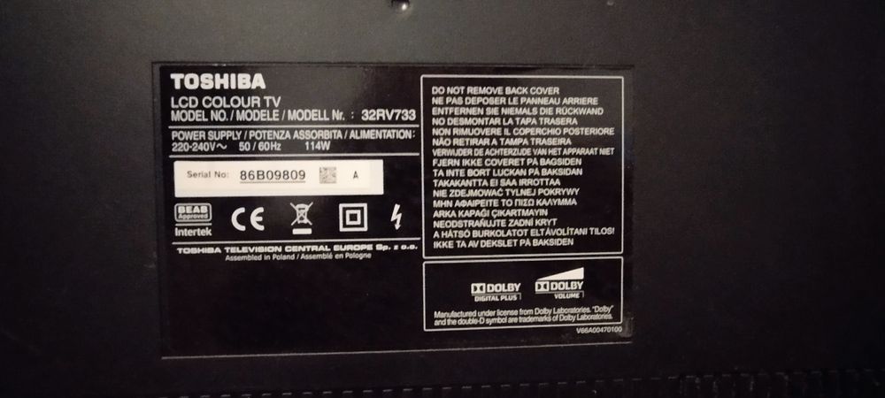Телевизор Toshiba 32 инча