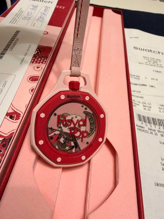 Audemars Pguet & Swatch Royal Pop Otto Rosso