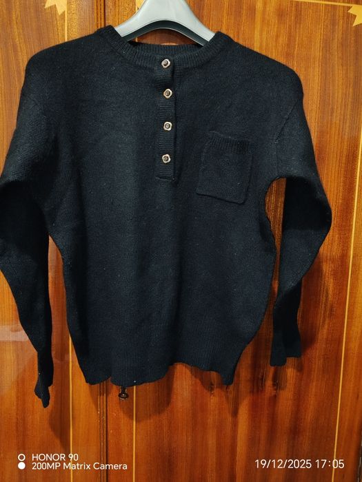 Pulover damă, negru, mărime M