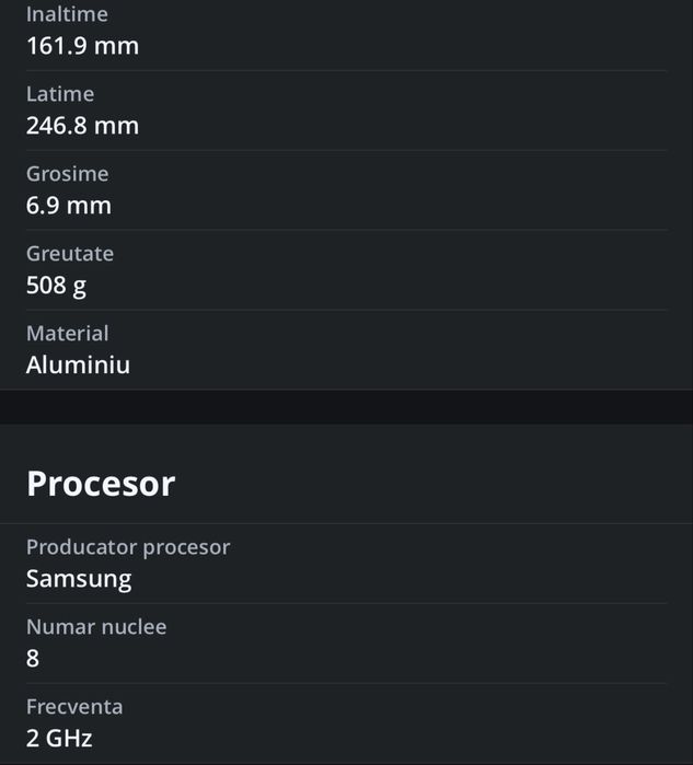 Tableta Samsung Galaxy Tab A8