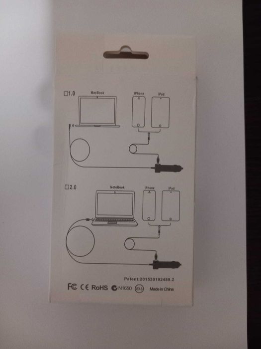 Incarcator auto laptop 65W cu mufa USB-C