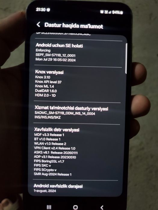 Samsung s23fe sotiladi