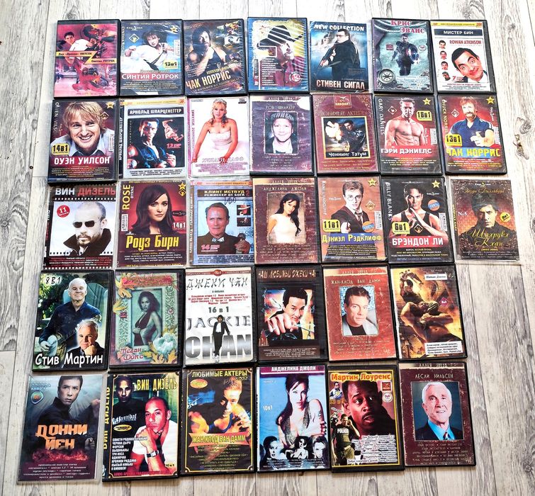 Диски DVD фильмы разные жанры