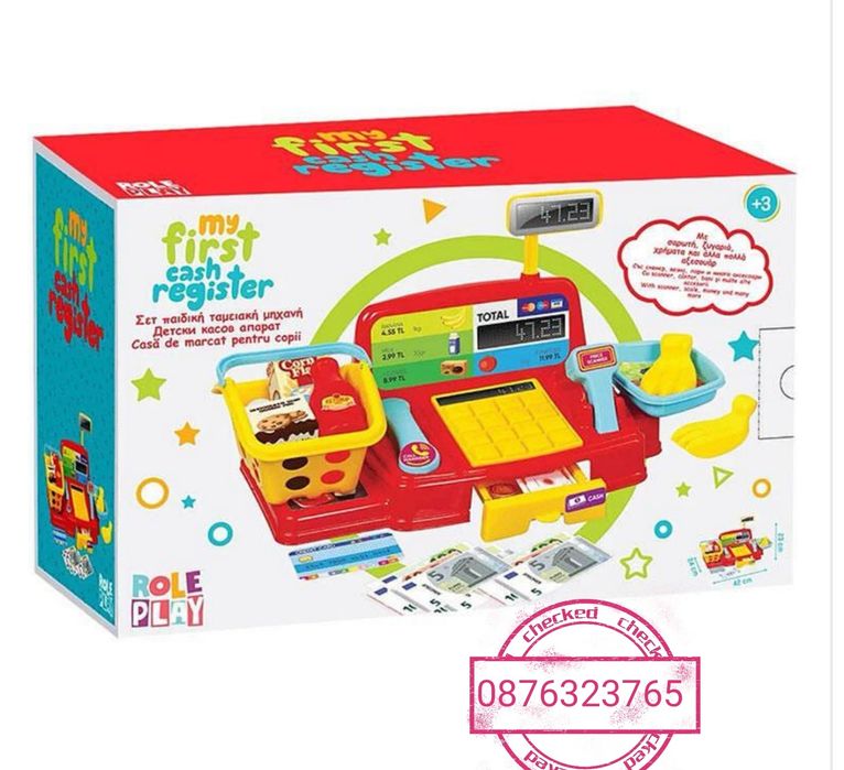Реалистичен детски касов апарат детски играчки
