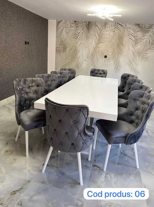 Set masa si 12 scaune, produse noi!