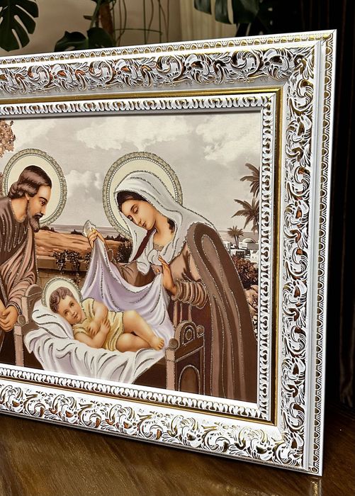 Icoana Sfintei Familii (30x40 cm) – O Binecuvântare pentru Casa Ta