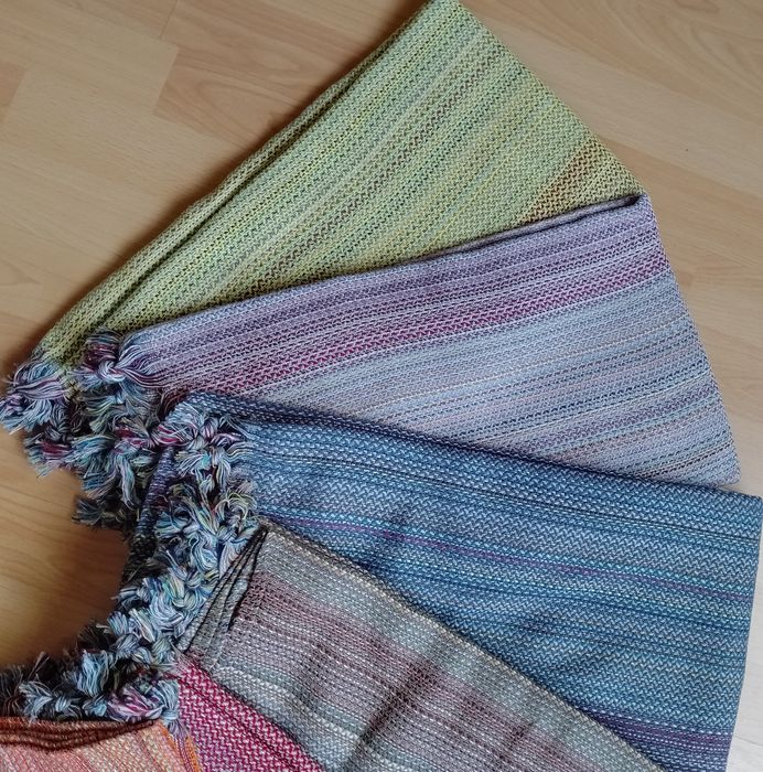 Плажни тънки памучни кърпи пещемал 100/180 см от 100% памук и хавлиени