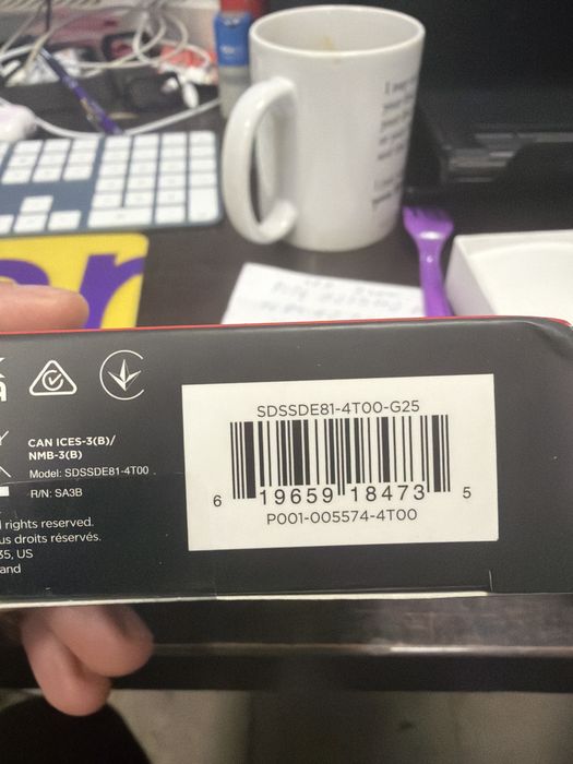 Ssd extern portabil sandisk extreme pro 4tb nou sigilat original